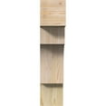 thumbnail image 2 of Ekena Millwork 6"W x 22"D x 26"H Westlake Block Rough Sawn Bracket, Douglas Fir, 2 of 25