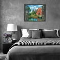 thumbnail image 6 of Country Farmhouse Wall Art Rustic Window Landscape Prints Painting Barn Pictures Framed Beautiful Artwork Home Decor for Kitchen Dinning Living Room Bathroom 16"x12", 6 of 6