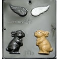 thumbnail image 1 of 1829 Angel Bunny Assembly Chocolate Candy Mold, 1 of 1