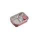 thumbnail image 2 of Caja Bento Fiambrera de acero inoxidable con cierre hermético, portátil y apta para microondas, ideal para la oficina y el hogar (rosa, 1 unidad). Rkxzt, 2 of 8