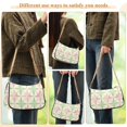 thumbnail image 4 of FORMRS Womens Shoulder Bag with Chain Strap Clutch Purse Cute Tote Handbag, Beige Symmetrical Stars, 4 of 7