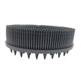 thumbnail image 1 of Depurador corporal de silicona oso de fresa 2 en 1 cepillo de baño y champú negro, 1 of 5