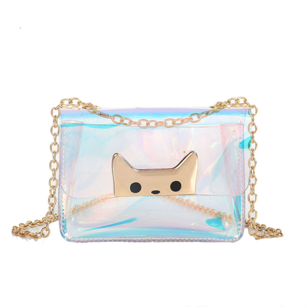 Super Female Student Shoulder Messenger School Bag Hand Case Bling