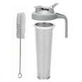 thumbnail image 1 of Cold Brew Coffee Filter with Pour Spout Lid for 64 OZ Wide Mouth Mason Jar, 304 Stainless Steel Strainer with Seal Ring, 1 of 6
