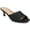 Black, variant on Journee Womens Jeylah Slip On Single Band Kitten Heel Dress Sandals