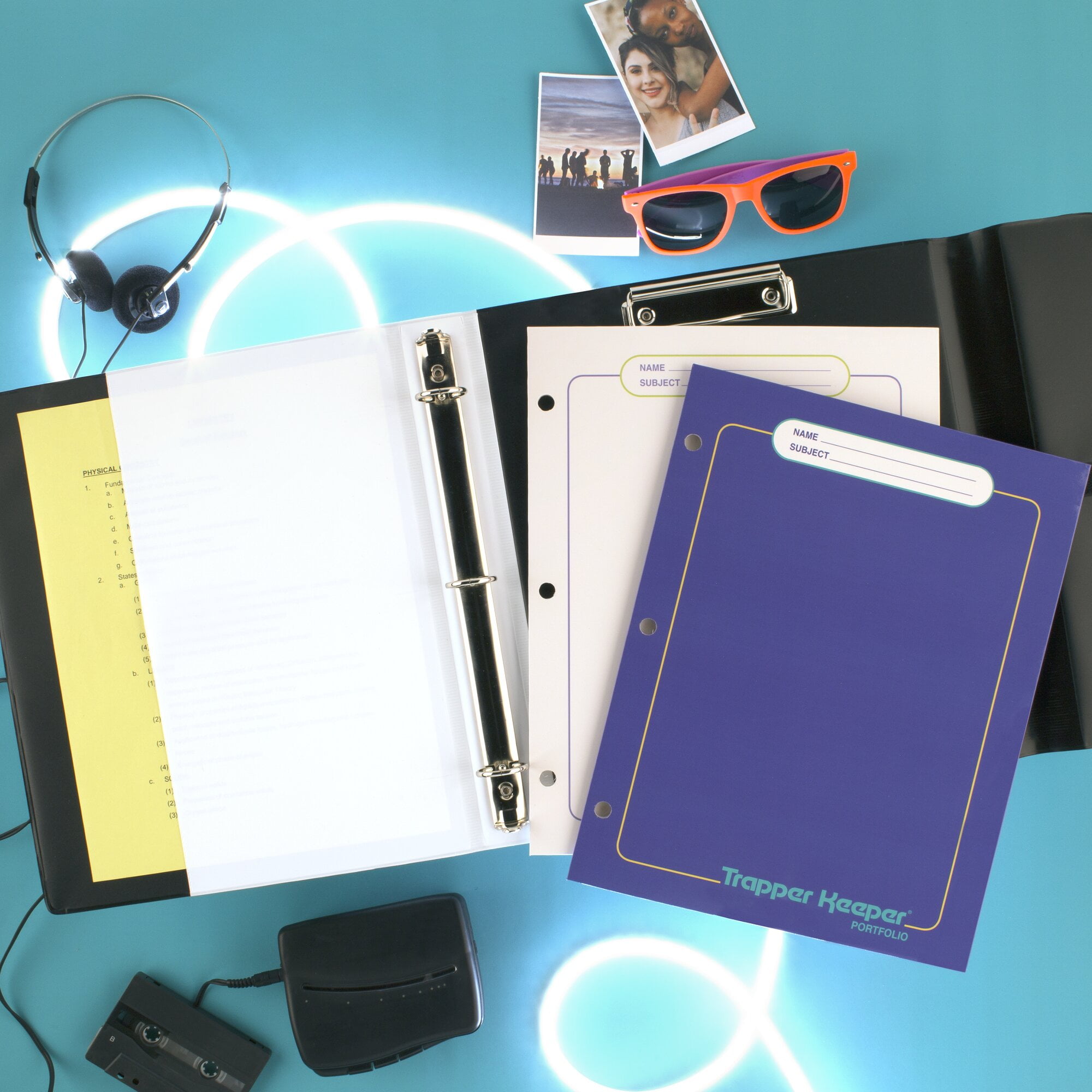Trapper Keeper Binder Paint Splatter - Trapper Keeper