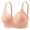 Watermelon Red, variant on Hrsba Plus Size Womens Wireless Bras Traditional Thin Molded Cup Bra Comfortable Soft Everyday Wear Solid Color