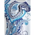thumbnail image 4 of Más el tamaño de manga larga de Paisley Camiseta estampada Rosegal  Mangas largas de talla grande, 4 of 5