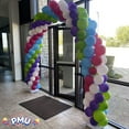 thumbnail image 5 of PMU Balloon Arch - Frame for Graduations, Weddings, Anniversaries, and Birthday Party Decorations - Perfect for Kids’ Schools and Colleges- White Pkg/6, 5 of 7