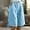 Sky Blue, variant on Xysaqa Bermuda Shorts for Women Casual Summer Womens Comfy Long Cotton Linen Shorts Knee Length High Waisted Shorts for Women Pull On Beach Shorts with Pockets S-3XL