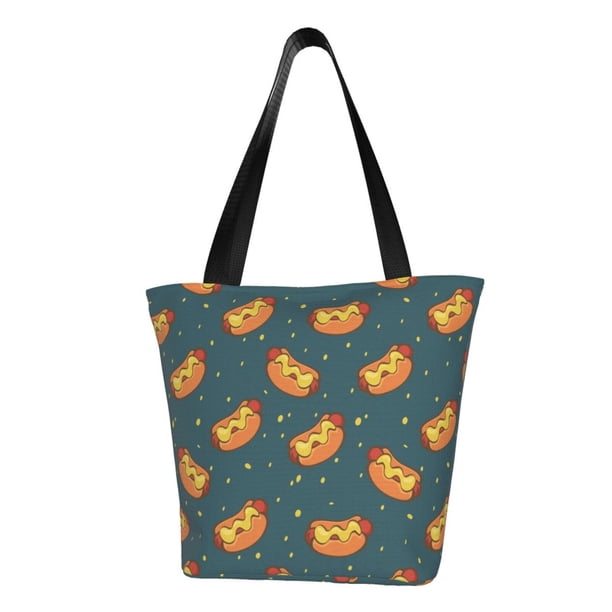 Easygdp Hot Dog 6 Bolso de Hombro para Mujer, Bolso Bandolera y Cartera de Mano Elegante para Uso Diario