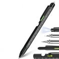 thumbnail image 5 of Multitool Pen 9-in-1 | LED Light, Stylus, Screwdrivers, Ruler, Bottle Opener, Ballpoint | Heavy Duty Metal | Compact Portable Gadget | Unique Gift for Men & Adults | White Elephants Stocking Stuffer, 5 of 8