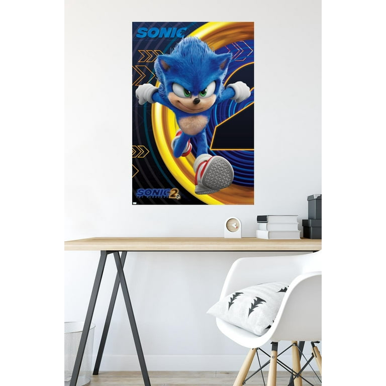Sonic the Hedgehog 1 G36195 A0 Poster on Photo Paper - Glossy Thick (47/33  inch)(119/84 cm) - GenCorp - Film Movie Posters Wall Decor Art Actress  Actor Anime Auto Cinema Room Wall Decoration : : Home