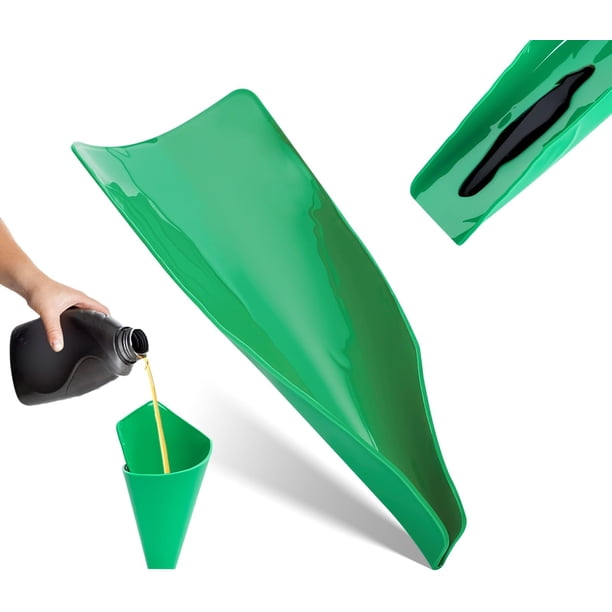 Embudo flexible y plegable para drenaje de aceite LOVTRAVEL de silicona