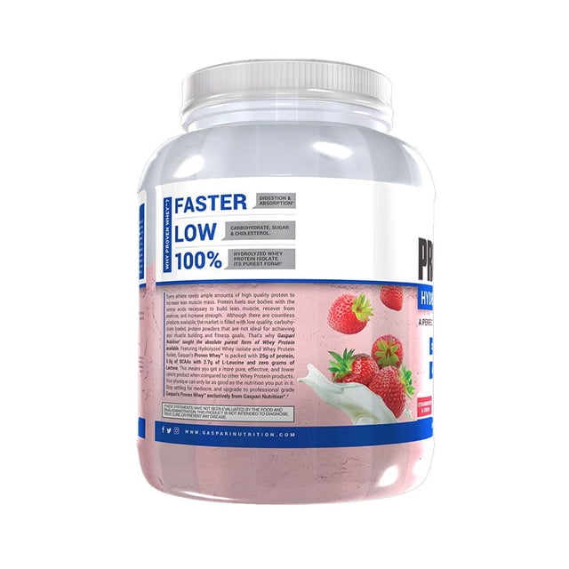 PROVEN WHEY GASPARI NUTRITION STRAWBERRIES AND CREAM 4 LIBRAS Gaspari Nutrition HYDROLYZED WHEY ISOLATE