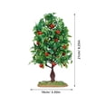 thumbnail image 2 of Houderco Árbol Decorativo Artificial De Manzana Color Multi Con Acabado Detallado Para Hogar Y Oficina, 2 of 7