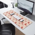 thumbnail image 2 of 31.5x11.8 Inch Gaming Mouse Pad, Non-Slip Stitched Rubber Desk Mat for Desktop & Laptop,Christmas Santa Mug Red Pattern, 2 of 6
