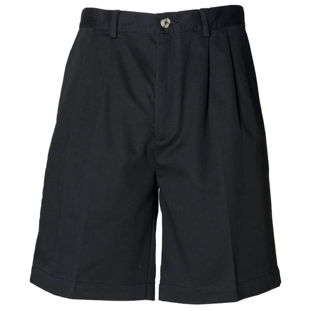 Henbury - Pantalones cortos chinos de vestir Modelo Coated resistente a las manchas Fabricado con Teflon® hombre caballero - Verano/Playa/Rio (Negro) Henbury UTRW654_black