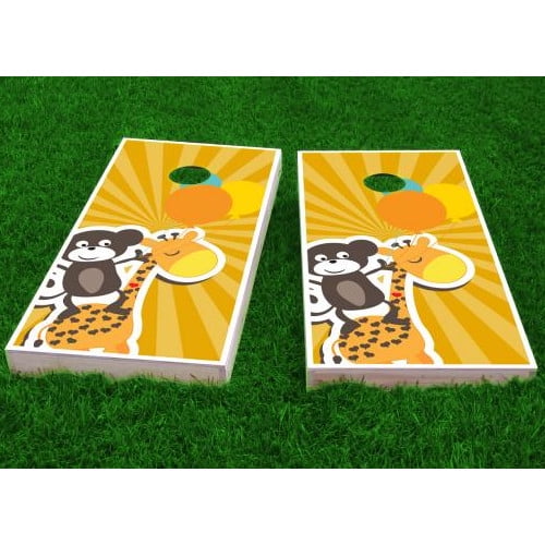 Custom Cornhole Boards Kids Theme Cornhole Game (Set of 2) by Custom Cornhole Boards