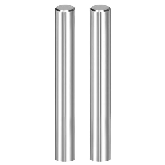 Uxcell 2 Pcs 12 mm x 100 mm Dowel Pins, 316L Stainless Steel Cylindrical Dowel Pins Shelf Support Peg Pin Rod Fasten Elements Metal Shelf Pegs Silver Tone