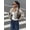 Apricot, variant on Women's Faux Leather Jacket Button Down Long Sleeve Cropped Moto Coat