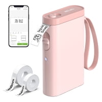 Nelko P21 Pink Bluetooth Thermal Label Maker with 100 & 180 Labels