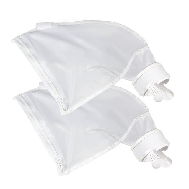 Pool Cleaner Bag, Replacement Zippered Nylon Pouch for 280 and 480 Pool Cleaner Parts (2 Pack).