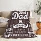 thumbnail image 5 of LHSHID Gifts for Dad Father's Day Dad Birthday Gifts Dad Gifts from Daughter Best Dad Gifts Ideas Gifts for Dad Blanket Gifts for Fathers' Day Thanksgiving Day Christmas 40"x50", 5 of 7