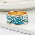 thumbnail image 2 of Elegant 18k Yellow Gold Plated Rings Wedding Women Anniversary Band Gift Sz 6-10, 2 of 7