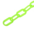 thumbnail image 4 of Uxcell 0.2" Diameter 33Ft Length Plastic Chain Barrier Safety Link Chain Stanchion for Crowd Control, Green, 4 of 6