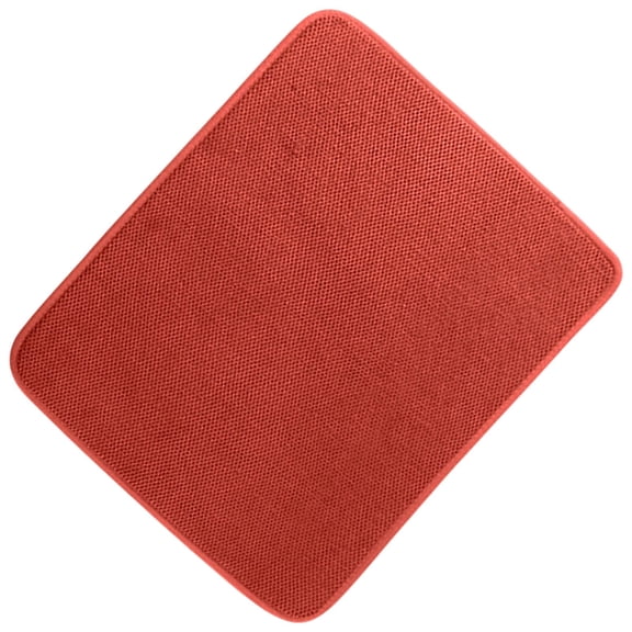 Dish Drying Mat,Absorbent Microfiber Dish Drying Mat,Large Kitchen Counter Mat,Quick Drying Table Mat for Dishes, Utensils, Pots and Pans, Machine Washable,11.8x15.7 inch(Red)