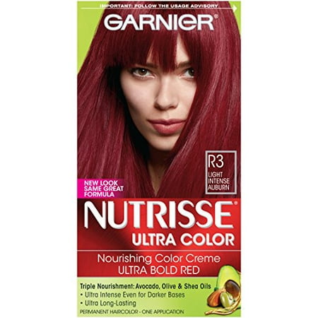 Garnier Nutrisse Ultra Color Nourishing Hair Color Creme, R3 Light Intense  Auburn (Packaging May Vary), Pack of 1 | Walmart Canada