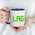 thumbnail image 5 of CafePress - Lag Kills - 11 oz Ceramic Mug - Novelty Coffee Tea Cup, 5 of 6