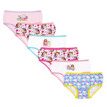 Gabby's Dollhouse Toddler Girls Underwear, 6-Pack, Sizes 2T-4T