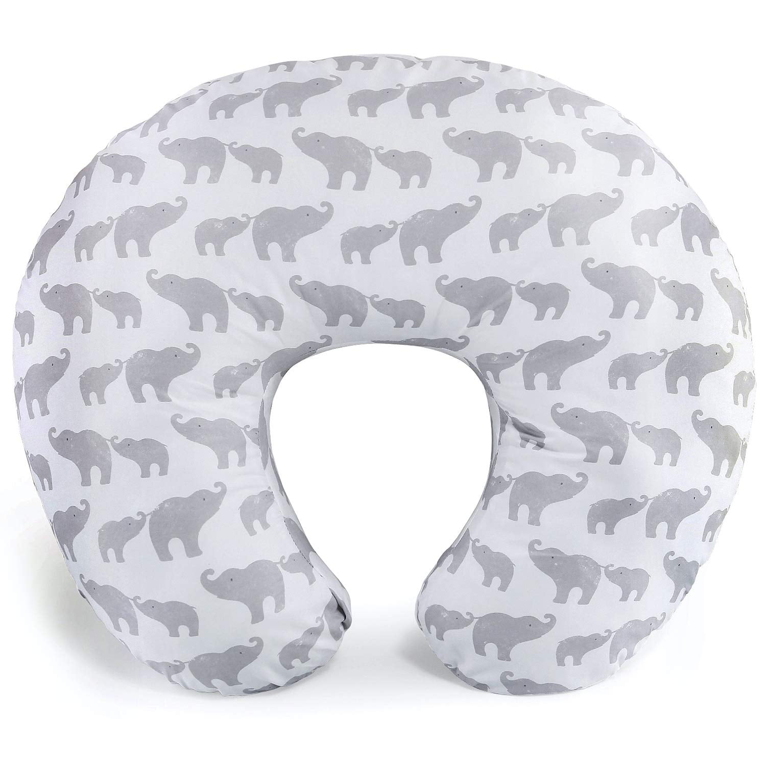 Blue Elephant Cover for The Peanut Shell Extra-Large Nursing Pillow