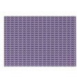 thumbnail image 1 of Geometric Cutting Board, Rhombus Checks Pattern with Rays Design Abstract Ornamental Shapes, Decorative Tempered Glass Cutting and Serving Board, Small Size, Lavender Purple, by Ambesonne, 1 of 1