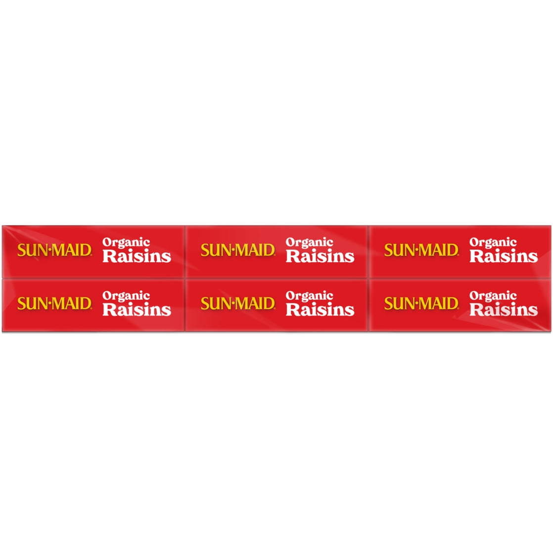 (4 pack) Sun-Maid® California Sun-Dried Organic Raisins 6-Pack/1oz Cartons