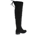 thumbnail image 2 of Journee Collection Womens Mount Over-The-Knee Boots Black 6.5 Medium (B,M), 2 of 2