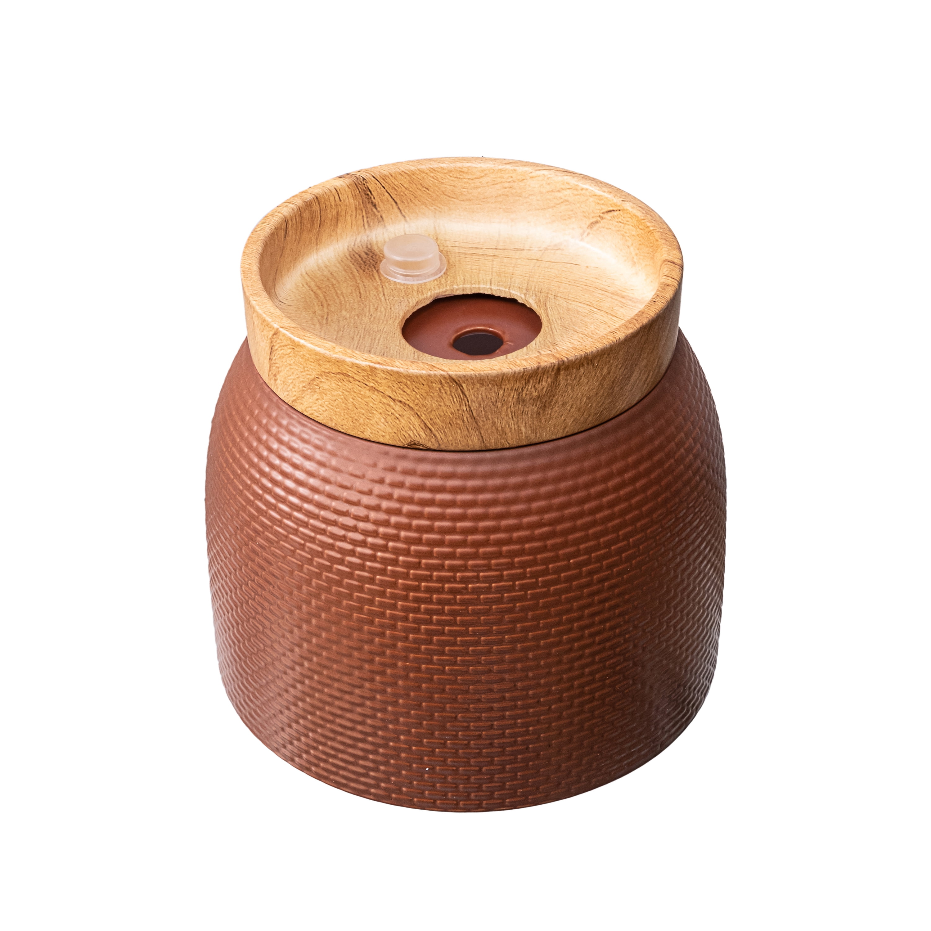 Better Homes & Gardens 8 Inch Woven Red Ceramic Planter Pot