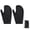 W9-Gloves-Black, variant on 2 Pairs Mosquito Gloves for Arms Insect Gloves Bug Mosquito Netting for Camping Hiking Fishing Gardening for Adult,Green One Size