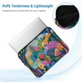 thumbnail image 2 of FORMRS 15"-15.6" Laptop Sleeve Protective Case Soft Carrying Quilted Computer Bag Cover, Art Plants, 2 of 7