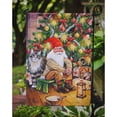 thumbnail image 3 of Christmas Gnome by the Tree Garden Flag, 3 of 5