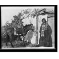 thumbnail image 2 of Historic Framed Print, Irene Rock, an Assinaboine [sic] schoolgirl at Fort Belknap, 17-7/8" x 21-7/8", 2 of 9