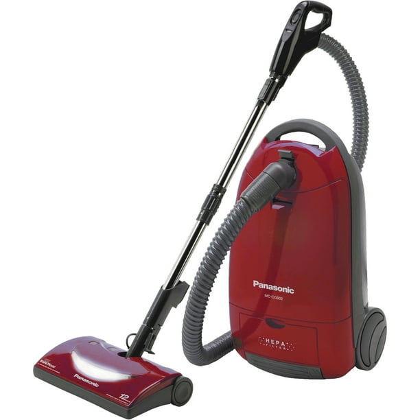 Panasonic Canister Vacuum Cleaner, Burgundy, MCCG902