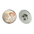 thumbnail image 1 of I Have No Problem Admitting That You Made a Mistake Funny Humor Metal 1.1" Tie Tack Hat Lapel Pin Pinback, 1 of 5