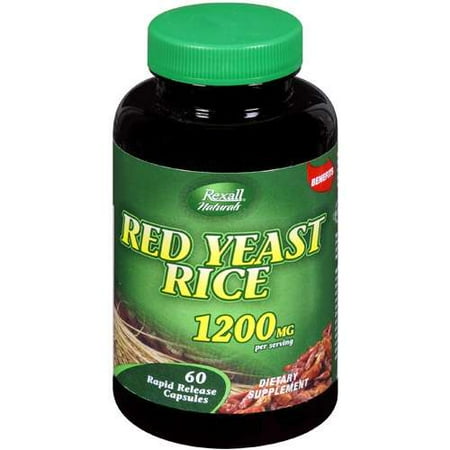Rexall Naturals: Dietary Supplement Red Yeast Rice, 60 ct