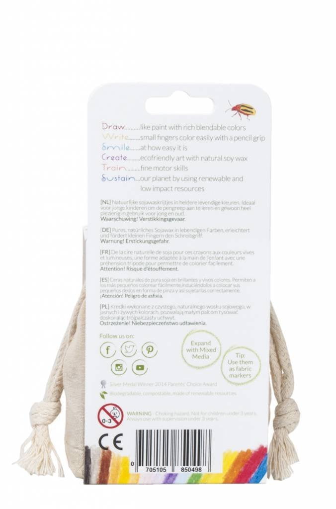 Crayon Rocks 16 Colors in Muslin Bag