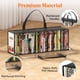 thumbnail image 3 of Bolsas de almacenamiento de DVD Lifewit de PVC transparente con asas, paquete de 4, 3 of 8