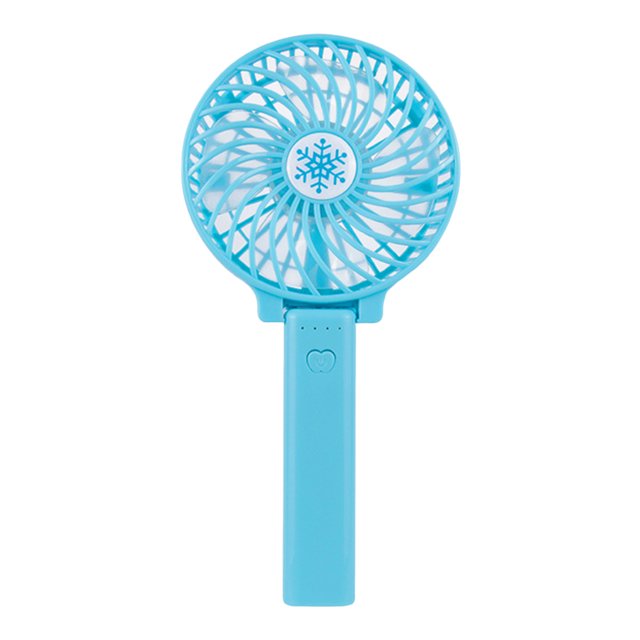 Ventilador de mano plegable Ventilador de refrigeración de verano con carga USB para acampar Senderismo (Azul) Wdftyju Libre de BPA