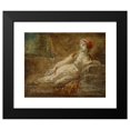thumbnail image 2 of Heinrich Friedrich Füger 18x15 Black Modern Framed Museum Art Print Titled - Reclining Woman (C. 1790-1800), 2 of 5